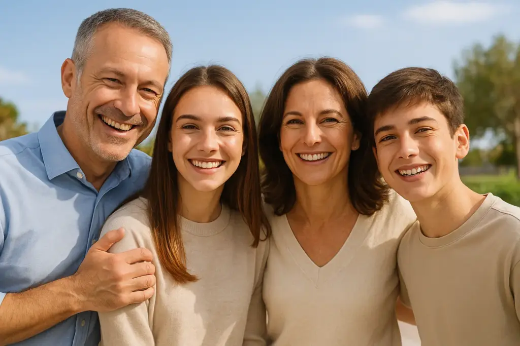 Glückliche Familie genießt gemeinsame Zeit – mehr Lebensqualität durch Steuerfreiheit in Dubai